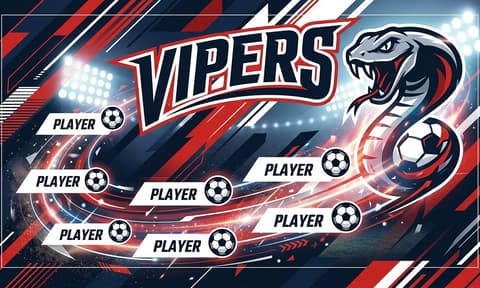 Vipers Soccer AI image template