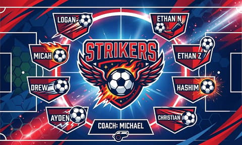 Strikers Soccer AI image template