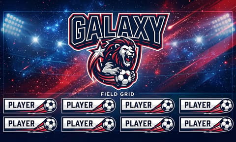 Galaxy Soccer AI image template