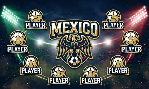 Mexico Soccer AI-generated Team Banner