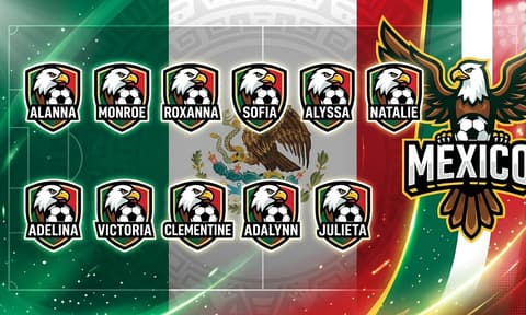 Mexico Soccer AI image template