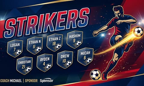 Strikers Soccer AI image template