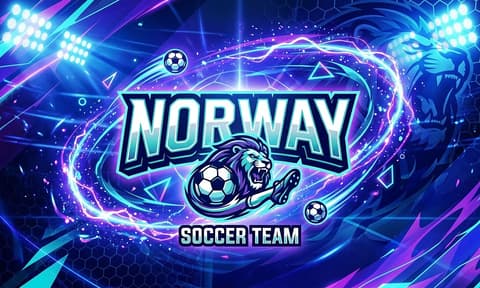 norway Soccer AI-generated Team Banner