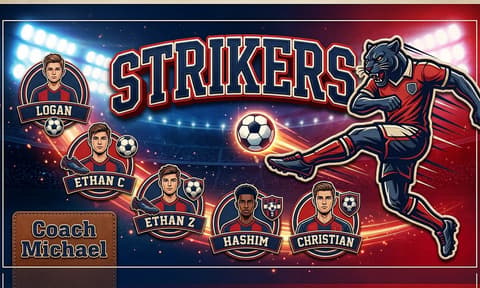 Strikers Soccer AI image template