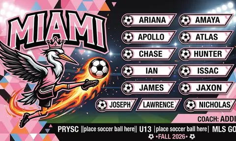 Miami Soccer AI image template