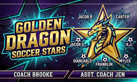 Golden Dragon Soccer Stars Soccer AI image template