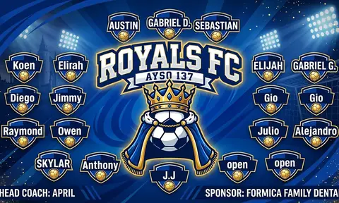 Royals FC Soccer AI image template
