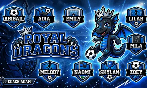 Royal Dragons Soccer AI image template