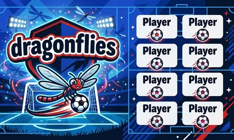 dragonflies Soccer AI image template