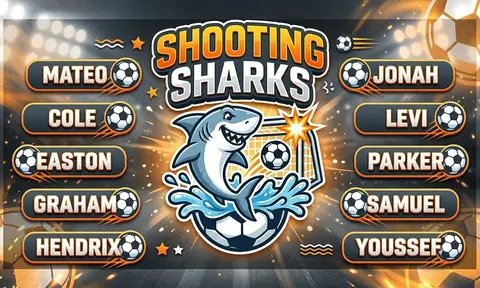 Shooting Sharks Soccer AI image template