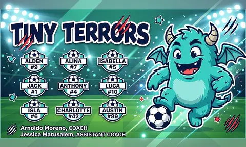 Tiny Terrors Soccer AI image template