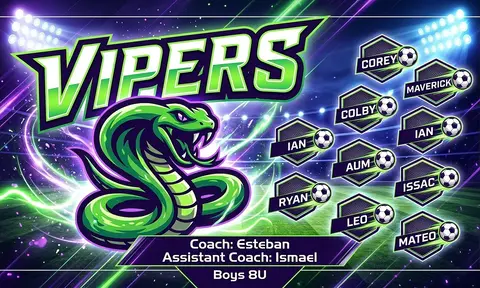 Vipers Soccer AI image template
