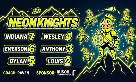 Neon Knights Soccer AI image template