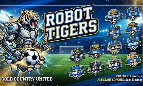 Robot Tigers Soccer AI image template