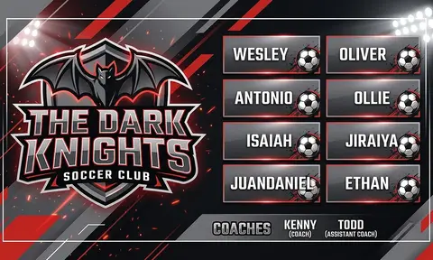 The Dark Knights Soccer AI image template