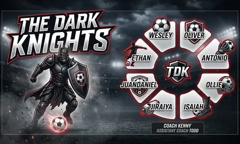 The Dark Knights Soccer AI image template