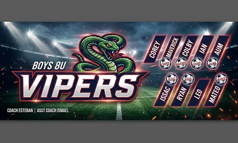 Vipers Soccer AI image template