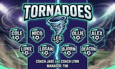 Tornadoes Soccer AI image template