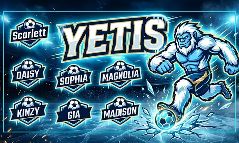 Yetis Soccer AI image template
