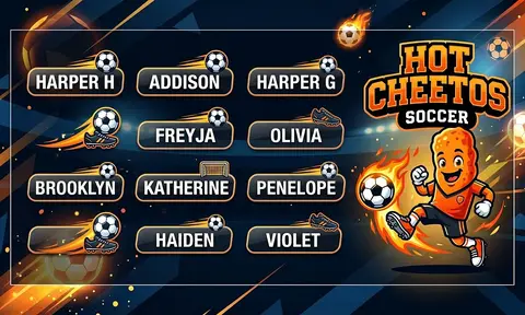 Hot Cheetos Soccer AI image template