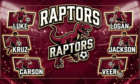 Raptors Soccer AI image template