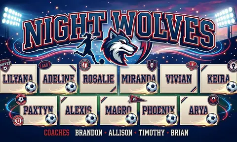 night wolves Soccer AI image template