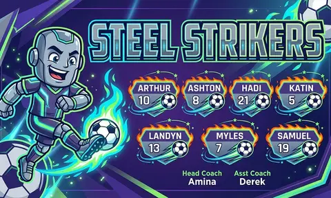 Steel Strikers Soccer AI image template