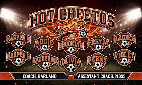 Hot Cheetos Soccer AI image template