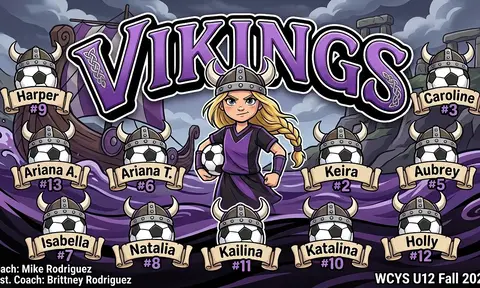 Vikings Soccer AI image template