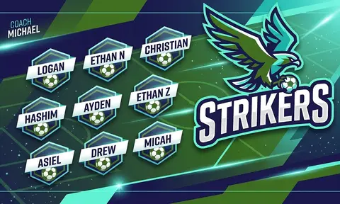 Strikers Soccer AI image template