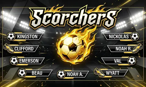 Scorchers Soccer AI image template