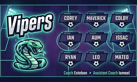 Vipers Soccer AI image template