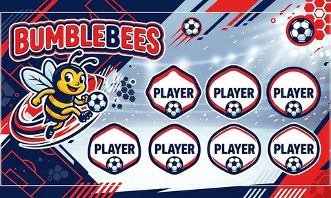 Bumblebees Soccer AI image template