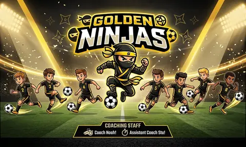 Golden Ninjas Soccer AI image template