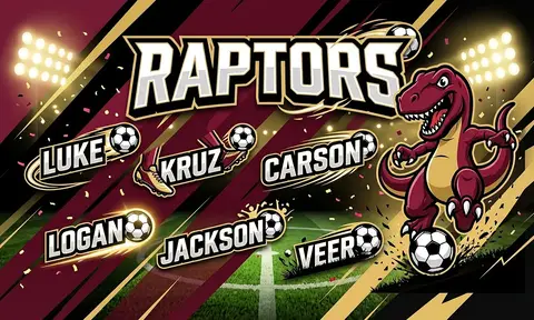 Raptors Soccer AI image template