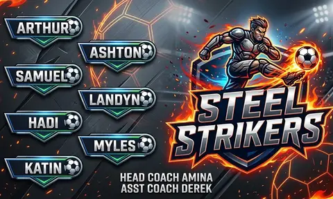 Steel Strikers Soccer AI image template