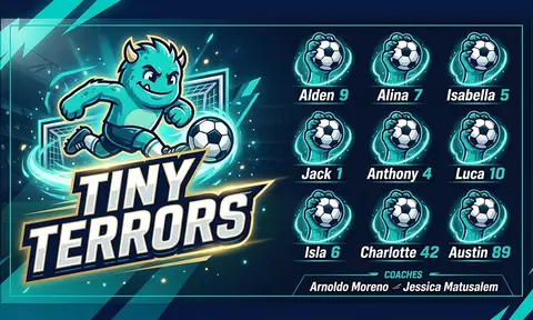 Tiny Terrors Soccer AI image template