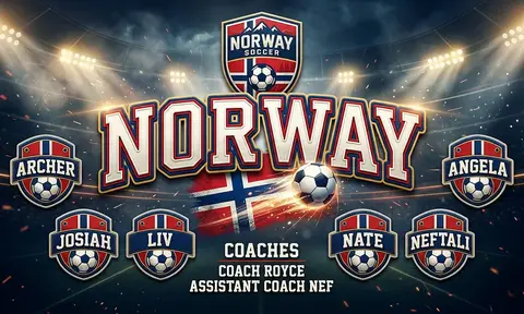 Norway Soccer AI image template