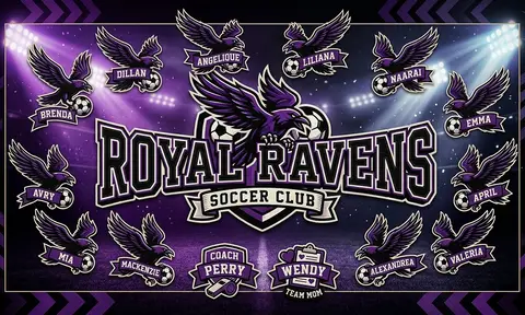 Royal Ravens Soccer AI image template