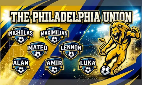 The Philadelphia Union Soccer AI image template