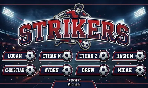 Strikers Soccer AI image template