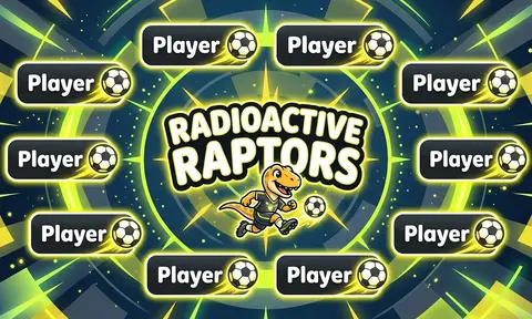 Radioactive Raptors Soccer AI image template