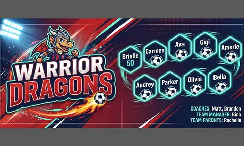 Warrior Dragons Soccer AI image template