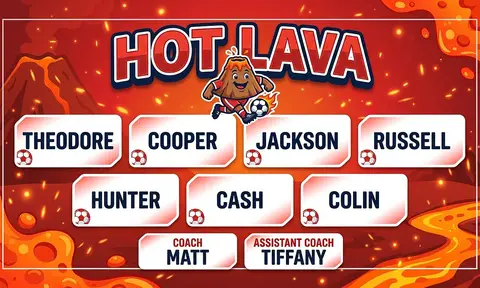 Hot Lava Soccer AI image template