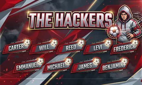 The Hackers Soccer AI image template