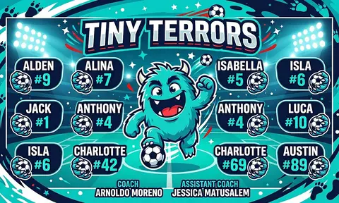 Tiny Terrors Soccer AI image template