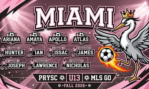 Miami Soccer AI image template