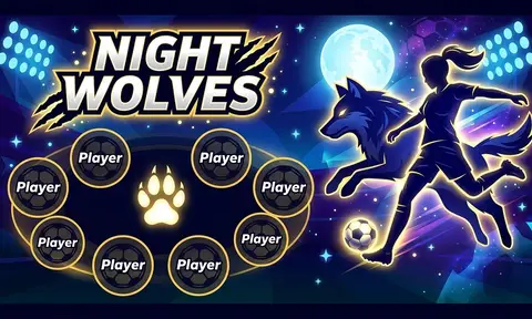 night wolves Soccer AI image template