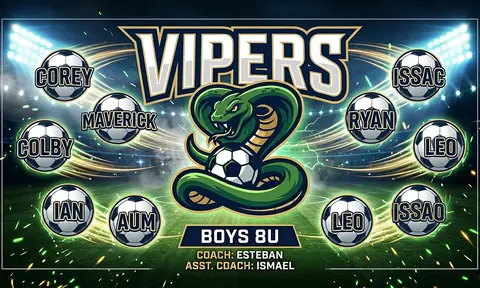 Vipers Soccer AI image template