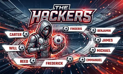 The Hackers Soccer AI image template